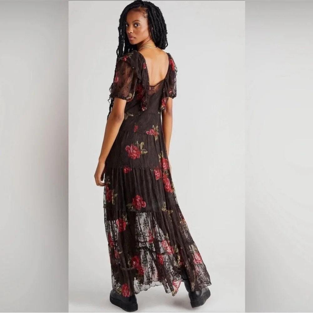 ✨ Free People Hollis Dress in Coca-Cola XS✨ - Picture 3 of 3